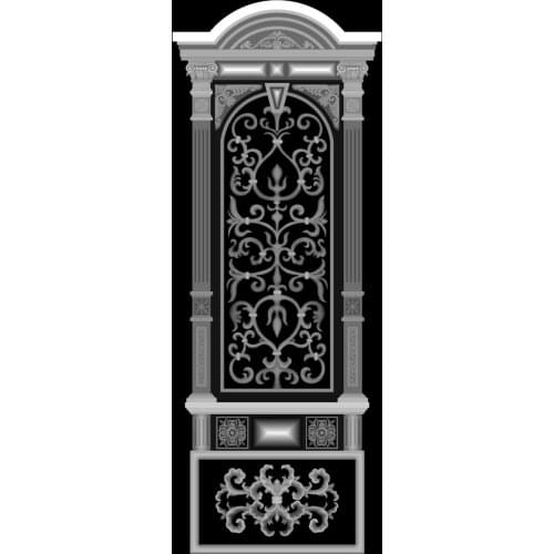 3D Model relief BMP format, router 3 axis engraving file door (17) 7.63MB