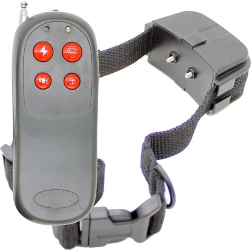 4 in1 vibration+static+3 level whistle +led light Remote control dog training collar