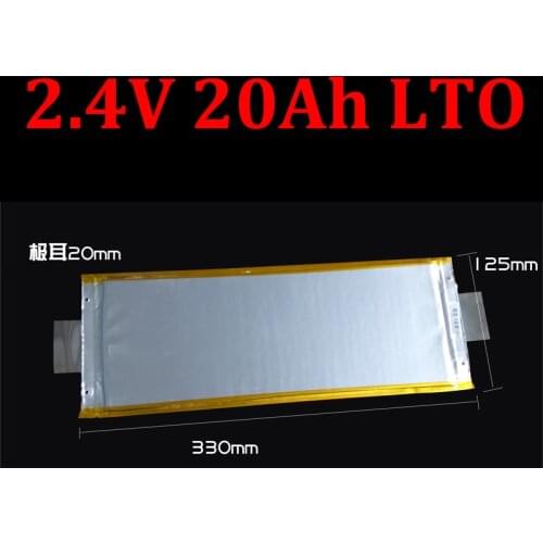 GTK 10pcs 2.3V 2.4V 20Ah LTO lithium titanate anode battery for diy 12V 24V Boat car star golf cart Solar 6 minutes fast charge