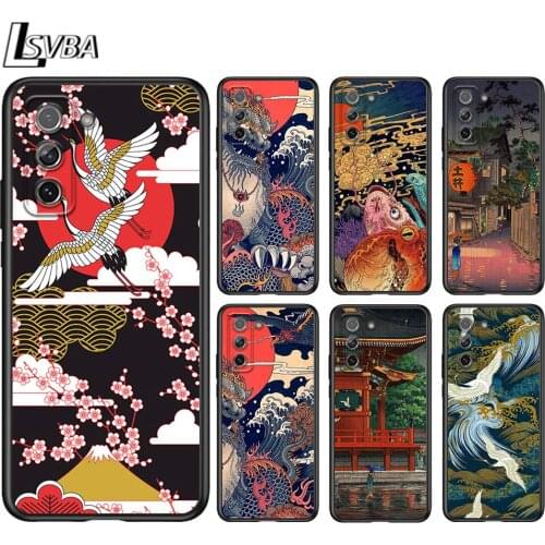 Japanese Art for Samsung S20 FE Ultra Plus A91 A81 A71 A51 A41 A31 A21 A11 A12 A72 A52 A42 A32 A12 Phone Case