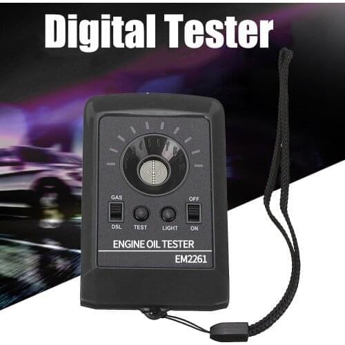 12V LED Digital Tester Motor Engine Oil Quality Detector Gas Diesel Fluid Analyzer Digital Tester