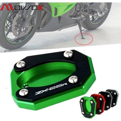For Kawasaki ninja ZX25R ZX-25R ZX 25R 2020 2021 Motorcycle Accessories Aluminum Side Stand Enlarger Kickstand Extension Plate