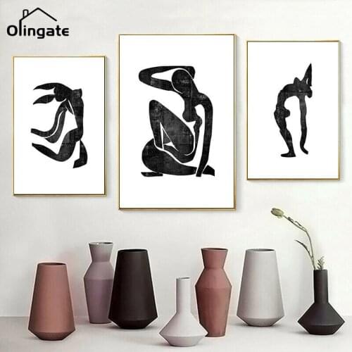 Hd Print French Henri Matisse Black Nude Wall Posters Abstract Canvas Art Painting One Piece Wall Picture Living Room Home Decor