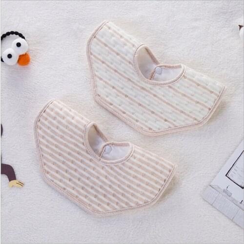360 Degrees Rotating Cotton Infant Baby Bibs Cute Various Printed Waterproof Soft Comfortable Saliva Towels Newborn Burp Cloths
