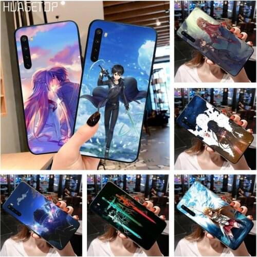 HUAGETOP Hot Sword Art Online SAO Anime Manga Phone Case For OPPO Realme 6 Pro Realme 3 5 Pro C2 RENO2-Z A11X