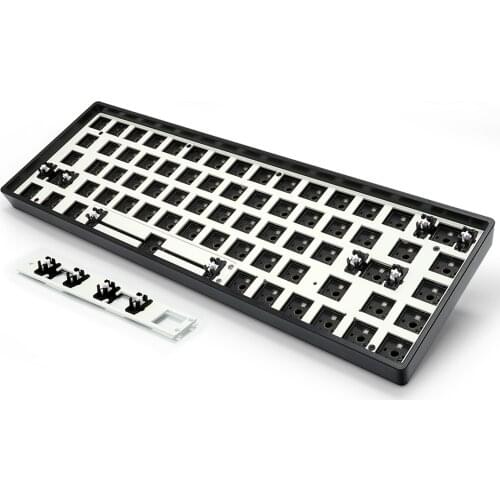 Free Shipping Replacable Space GK68x GK68xs RGB Hot Swap Programmable Bluetooth Wired Case PCB Plate Cherry MX Keyboard DIY Kit