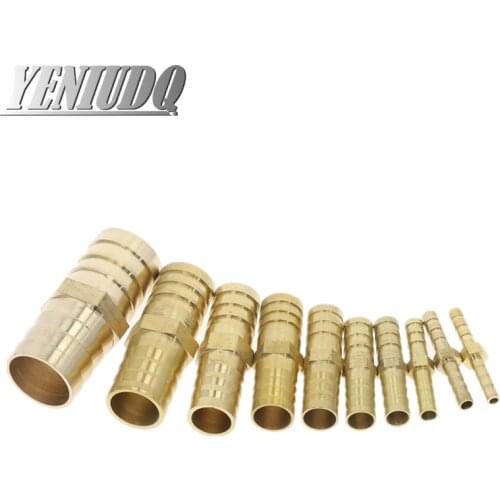 Brass Straight Hose Pipe Fitting Equal Barb 4mm - 25mm Gas Copper Barbed Coupler Connector Adapter
