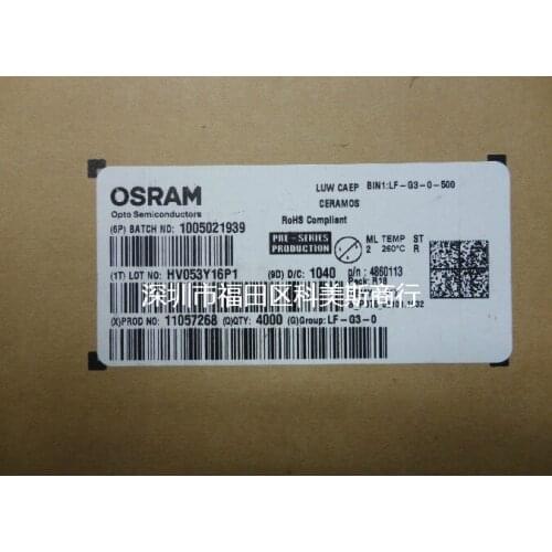 LUWCAEP OSRAM OSRAM CERAMOS genuine original high-power flash white 0805