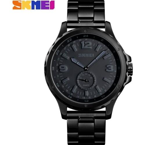 SKMEI 1513 Men Dress Matte Watch Fashion Creative Teenager Quartz Watches Steel Strap Waterproof Wristwatches Relogio Masculino