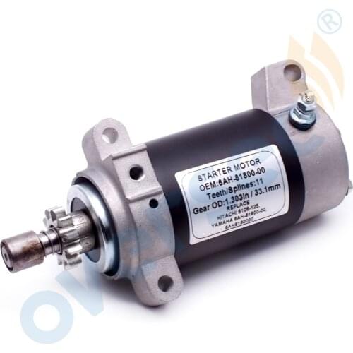 6AH-81800 Outboard Start Motor For Yamaha Parsun Hidea Outboard Engine 15HP 20HP 4 Stroke 6AH-81800-00 6AH-81800-01