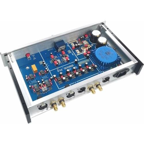 WEILIA MBL6010D preamp preamplifier for power amplifier JRC5534 AD797 RCA XLR Balanced input output