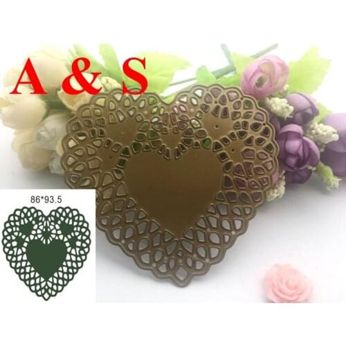 Q39 METAL CUTTING DIES Heart Scrapbook card invitation paper craft party decor embossing stencil cutter