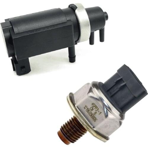Turbo Pressure Solenoid 14956-EB70B with Common Rail Fuel Pressure Sensor 45PP3-1 1465A034A 8C1Q9D280AA
