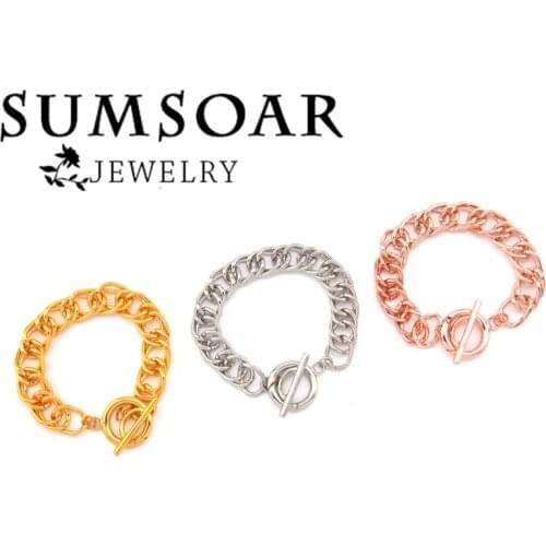 SOMSOAR Jewelry 23CM Bracelet Bangle Fit Pendant 10pcs/lot