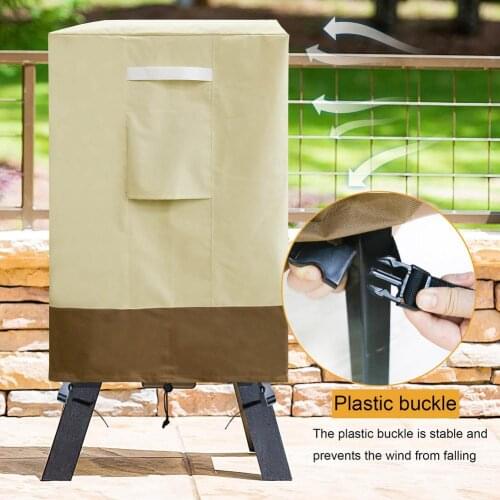 Heavy Duty Barbecue Water Resistant, Dust Proof 600D Waterproof Oxford Dust-proof Anti-UV Outdoor Protection Gas BBQ Grill Cover