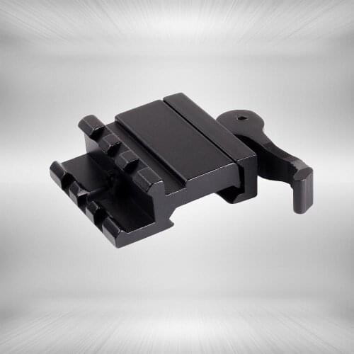 Tactical Scope Accessories 3 Slot Quick Disconnect Lever 20mm Picatinny Weaver Rail Mount For Optical Sight Laser Flashlight