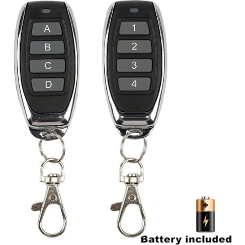 Universal Newest 4 Channe Wireless Auto Remote Control Duplicator Adjustable Frequency 433MHZ Gate Copy Remote Controller Hot
