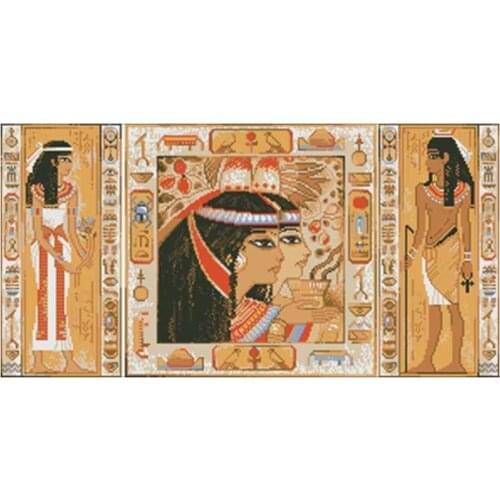 Egyptian style patterns Counted Cross Stitch 11CT 14CT 18CT DIY wholesale Chinese Cross Stitch Kits Embroidery Needlework Sets
