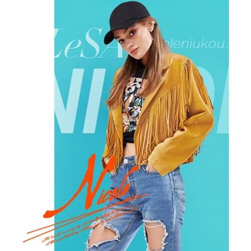 All-match retro Hong Kong flavor Western cec short jacket female 2021 new autumn trend Su suede jacket jeans jacket