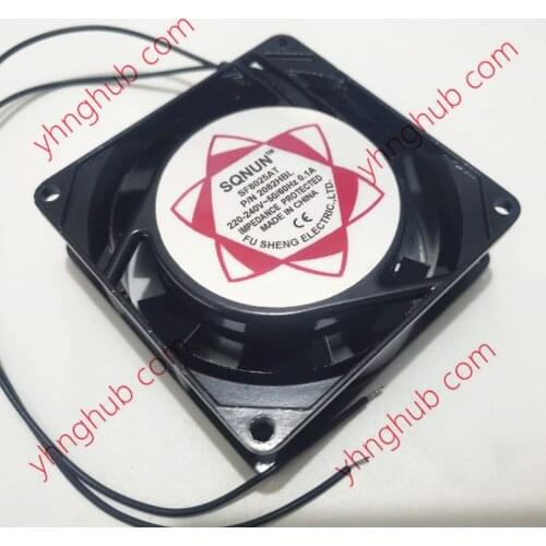 SUNON SF8025AT 2082HBL AC 220-240V 0.10A 80x80x25mm 2-wire Server Cooling Fan