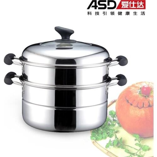 32cm double layer stainless steel steamer double layer