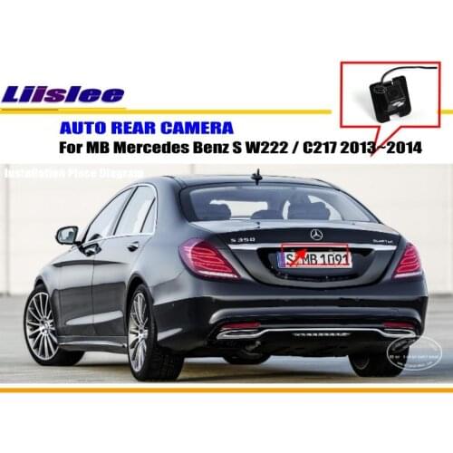 Car Rear view Camera For Mercedes Benz S W222 C217 2013~2014 RearView CAM Reverse Hole OEM