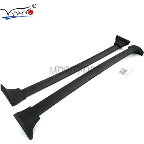 Car Styling For honda pilot 2016-2019 Aluminum Alloy Side Bars Cross Rails Roof Rack Luggage Carrier Rack 2Pcs