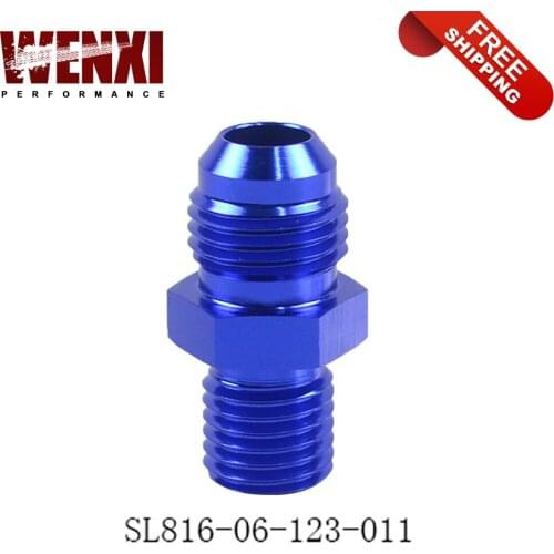 Free Shipping Male 6AN 6 An Flare to M12x1.5(mm) Metric straight fitting AN 6 To M12 *1.5 Port. Adapter WX-SL816-06-123