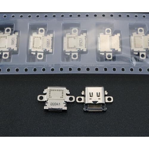 ChengHaoRan 1pc 2pcs 3pcs New Replacement For Nintend Switch NS Console Charging Port Power Charger Connector Socket