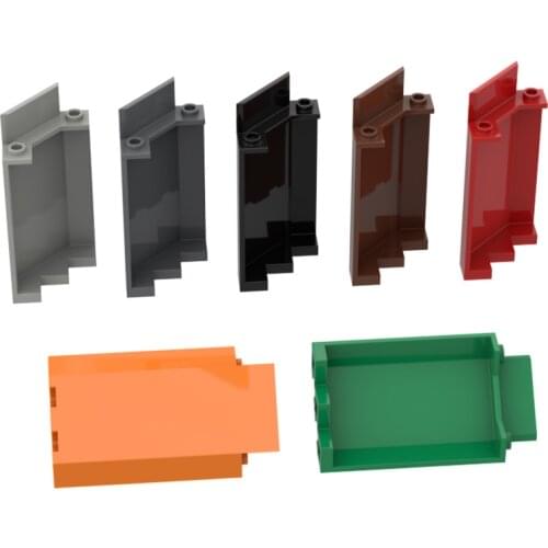 BuildMOC Compatible Assembles Particles 87421 Panel 3 x 3 x 6 Corner Wall Building Blocks Parts DIY