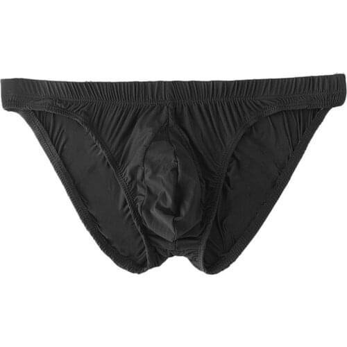 Hot Sale Mens Low Rise Sexy Briefs Seamless Breathable Bulge Underpants Underwear U Pouch Comfortable Underpants