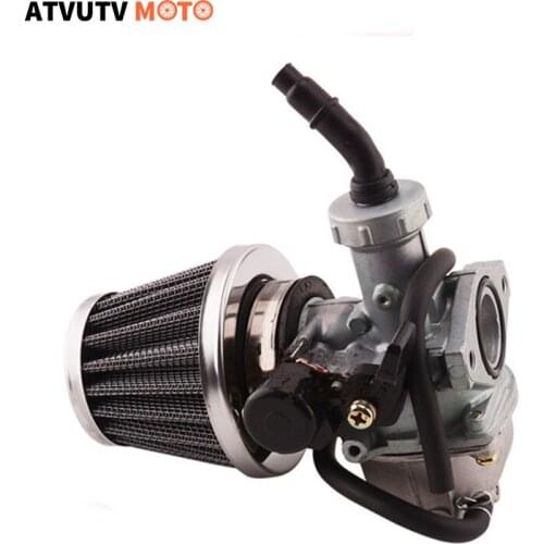 Pz22 22mm Carb Carburetor W Air Filter Hand Choke For 110cc 125cc Ssr Lifan HONDA XR50 CRF50 XR70 Pit Dirt Bike Atv KAYO Apollo