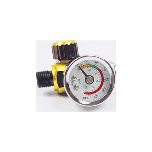 New Spray Gun Regulator Air Line Control Compressor Pressure Gauge Relief