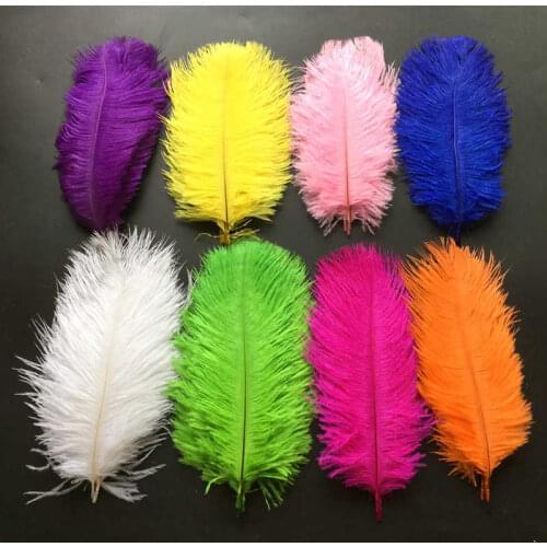 10pcs/lot Ostrich Feathers for crafts DIY dream catcher feathers jewelry making Wedding Clothes Decoration plumas long 15-30cm