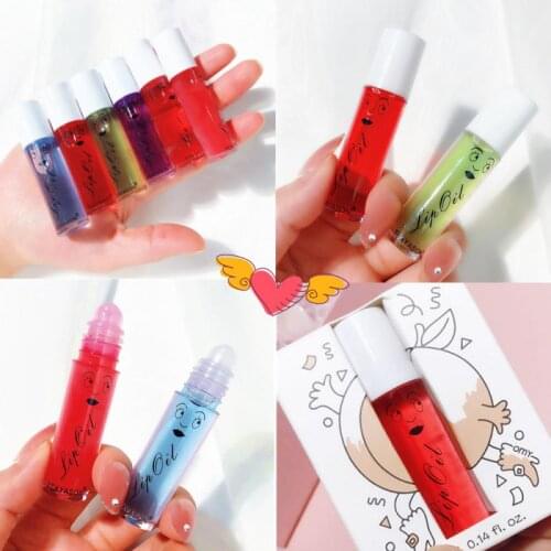 Transparent Lip Gloss Oil Mirror Fruit Taste Lip Glaze Liquid Lipstick Moisturizing Hydrating Nutritious Moist Lip Makeup TSLM1