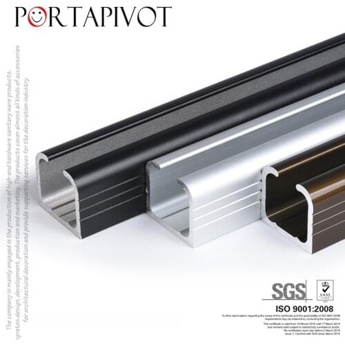 3mm Thickness Sliding Door Folding Partition Door Sliding Barn Door Hardware Track Wooden Door Hanging Rail