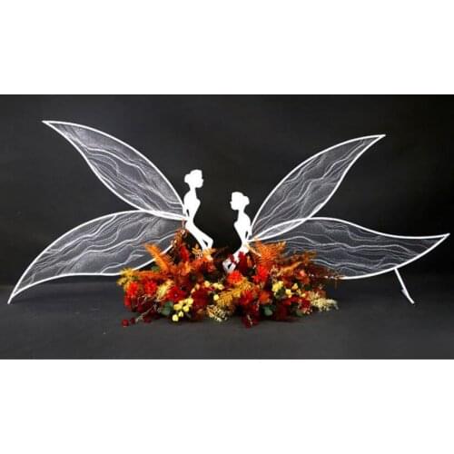 Wedding props new iron Angel elves decoration ceiling hanging pieces wedding scene stage background decoration