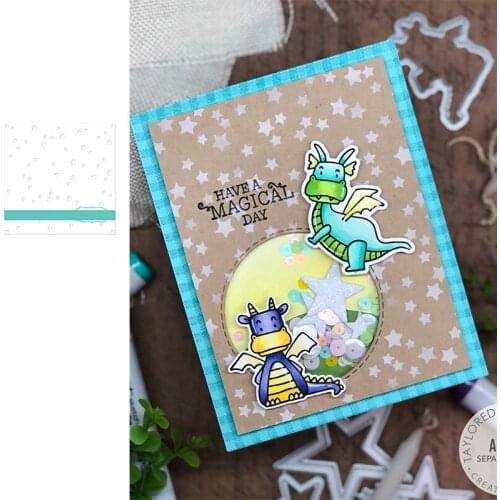 Star Pattern Stamps And Dies New Arrival 2021 Scrapbook Dariy Decoration Stencil Embossing Template Diy Greeting Card Albums