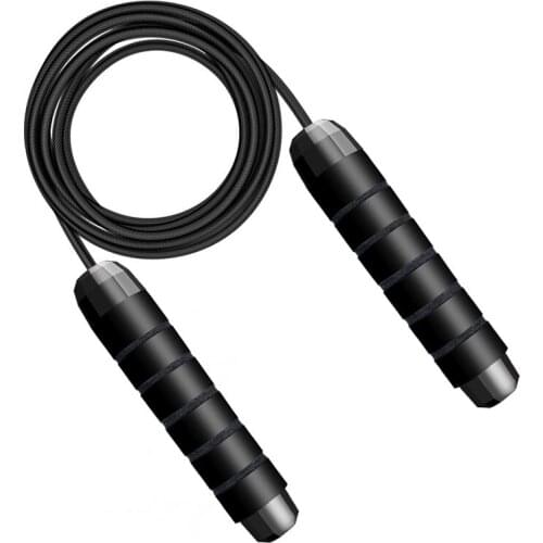 Jump Rope with Anti-skid EVA Handle for Fitness and Fun Adjustable Length Speed rope for Men Women Kids Aerobic Exercise
