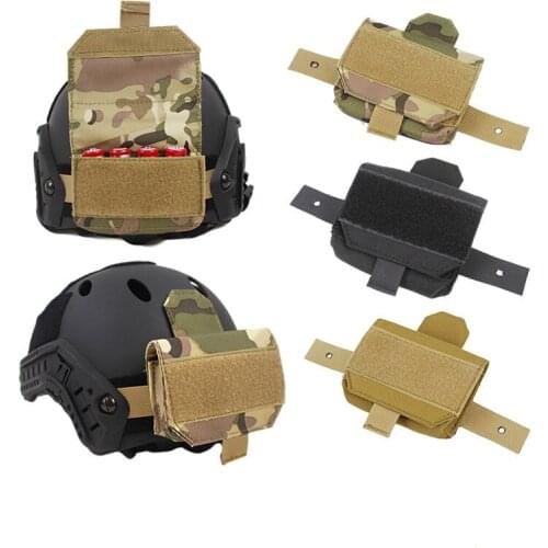 Tactical Third Generation FAST Helmet Balancing Bags Rear Counterweight Helmet Battery Bag