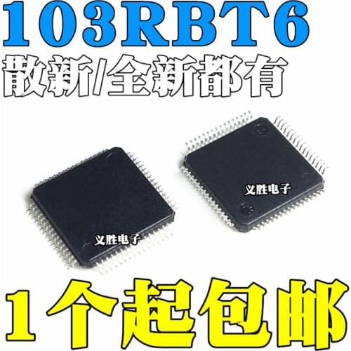 New and original GD32F103RBT6 Substitutions STM32F103RBT6 LQFP64 32-bit microcontroller chip, IC chip MCU microcontroller GD