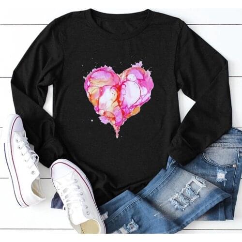 Seeyoushy Womens Long Sleeve Crew Neck Harajuku Shirts for Girls Street Style Summer Y2k Aesthetic Graphic T Shirts Tops