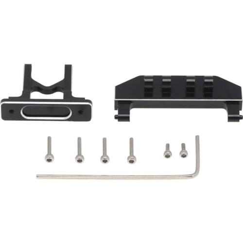 1 Set Aluminum Alloy Rear Body Mount Support Connect Bracket Stand for 1/24 Axial SCX24 90081 RC Car Accessories