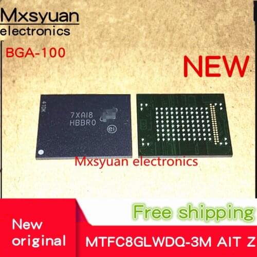 1PCS~10PCS/LOT MTFC8GLWDQ-3M AIT Z MTFC8GLWDQ-3M HBBR0 HBBRO BGA New original