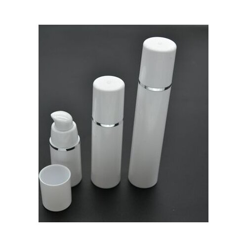 10pcs x 15ml 30ml 50ml Transparent Empty Vacuum Airless Plastic Lotion Cream Bottles Container Travel Size Cream Container Pump