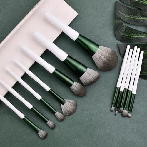 12 PCS Makeup Brush Beauty Tools Eye Shadow Brush Eyebrow Brush Foundation Brush Blending Brush Set New 2021