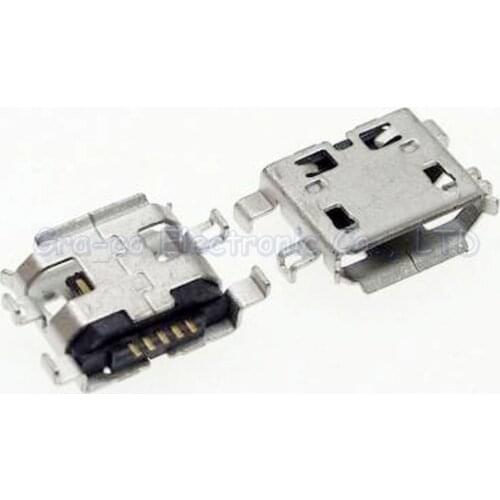 50pcs Micro 5P USB Jack usb charging port For lenovo A798t A670 S650 S680 S820 S658T USB port