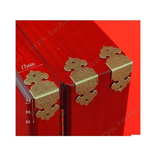 Hardware accessories 25*17mm corner antique wooden box wrapping four corner protecting decorative edge of fancy wrapping