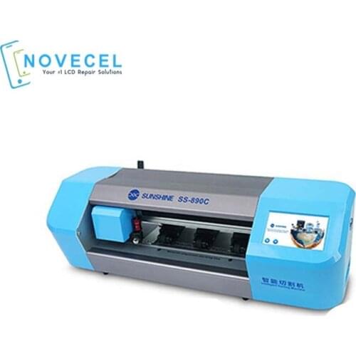SS- 890C Sunshine Auto Film Cutting Machine For Mobile Phone Tablet Front Glass Back Cover Protect Film Protective Tape Cut Tool