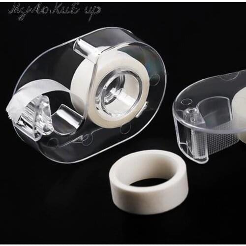 Tape Cutter Dispenser Adhesive Tape Holder 3pcs Plastic Holder Grafting eyelash tape cutter For Eyelashes Extension Makeup Tool